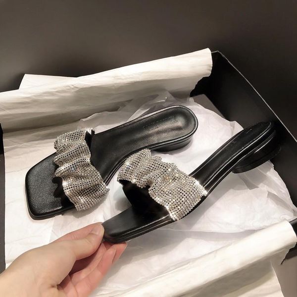 slippers low flat shoes female square toe casual slides rubber flip flops slipers women luxury hawaiian glitter 2021 sewing fabr, Black
slippers low flat shoes female square toe casual slides rubber flip flops slipers women luxury hawaiian glitter 2021 sewing fabr, Black