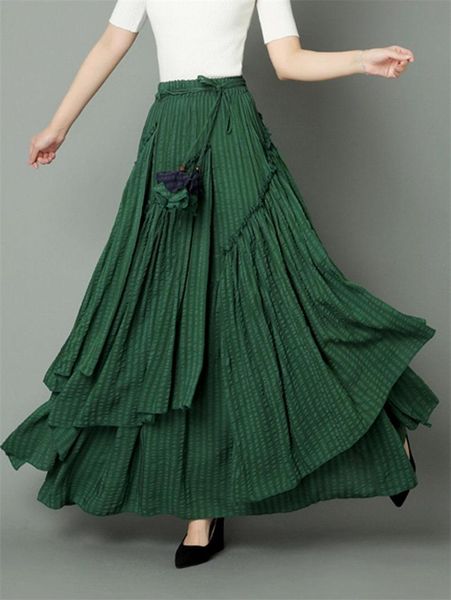 spring summer irregular skirt elegant female ethnic style pure color vintage big swing dance casual faldas mujer y869 skirts, Black
spring summer irregular skirt elegant female ethnic style pure color vintage big swing dance casual faldas mujer y869 skirts, Black
