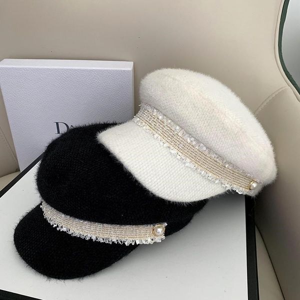 autumn and designer plush flat navy fashion versatile pearl cap lace winter octagonal beret, Yellow
autumn and designer plush flat navy fashion versatile pearl cap lace winter octagonal beret, Yellow