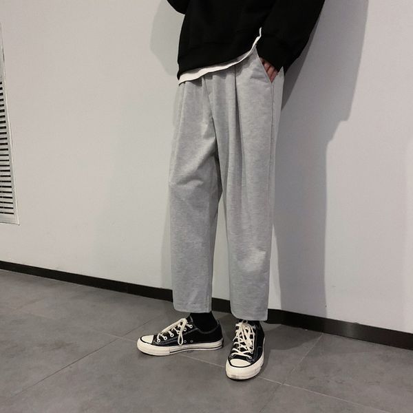 men's pants calças masculinas primavera outono calças dos homens sweatpants trilha solta coreano chique streetwear casual diariamente e, Black
men's pants calças masculinas primavera outono calças dos homens sweatpants trilha solta coreano chique streetwear casual diariamente e, Black