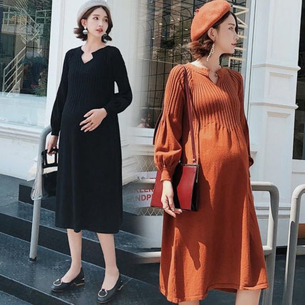 fashion maternity dress high waist loose spring autumn winter skirt pregnancy clothes for knit pregnant women sweater dresses, White
fashion maternity dress high waist loose spring autumn winter skirt pregnancy clothes for knit pregnant women sweater dresses, White