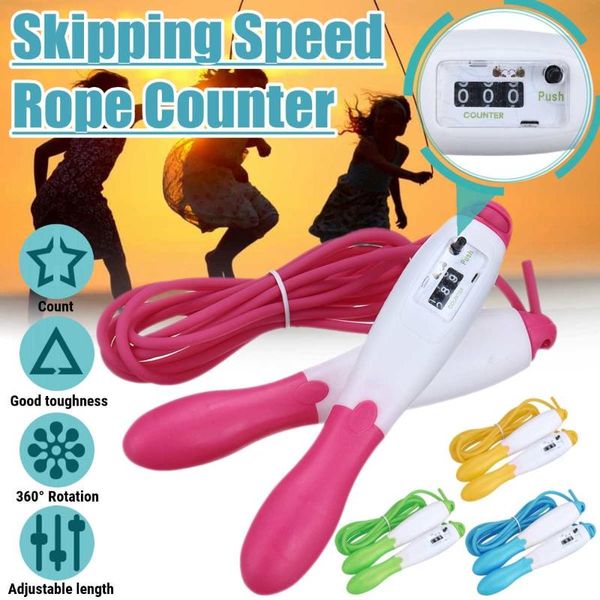 jump ropes adjustable fast speed with counter sports fitness counting skip rope skipping wire calories 3meter long
jump ropes adjustable fast speed with counter sports fitness counting skip rope skipping wire calories 3meter long