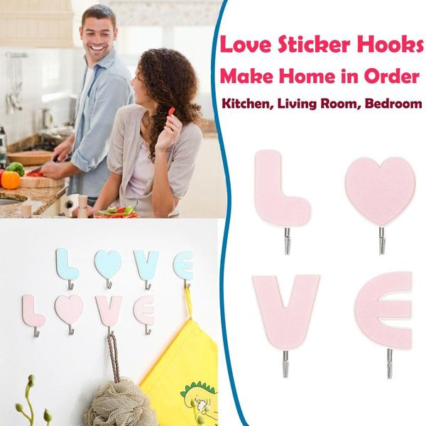 sets love key holder wall hook storage organizer clothes bag robes hanging door home decoration hanger ring tool hooks & rails
sets love key holder wall hook storage organizer clothes bag robes hanging door home decoration hanger ring tool hooks & rails