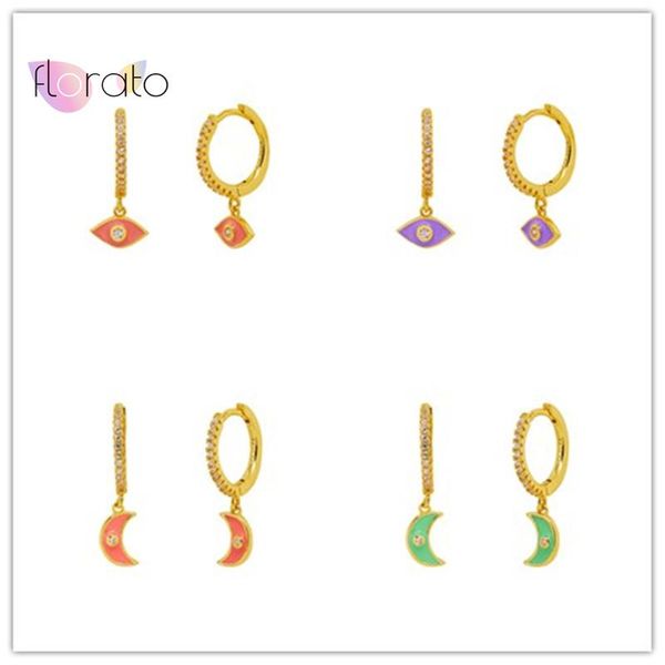 sterling silver moon hoop earrings evil eye cute candy color enamel drop gold fashion jewelry gifts & huggie, Golden;silver
sterling silver moon hoop earrings evil eye cute candy color enamel drop gold fashion jewelry gifts & huggie, Golden;silver