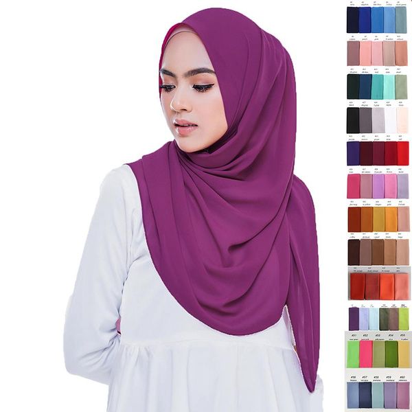 scarves 60 colors muslim scarf women plain bubble chiffon hijab head wraps soft long georgette hijabs, Blue;gray
scarves 60 colors muslim scarf women plain bubble chiffon hijab head wraps soft long georgette hijabs, Blue;gray