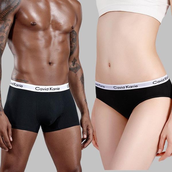 women's panties cavid karrie couple underwear cotton mid waist breathable men's boxers low girl underpants gift box, Black;pink
women's panties cavid karrie couple underwear cotton mid waist breathable men's boxers low girl underpants gift box, Black;pink