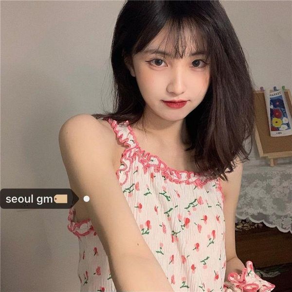 women's tanks & camis tube women summer korean retro sweet printed girls lace elastic pleated camisole female sleeveless bottoming, White
women's tanks & camis tube women summer korean retro sweet printed girls lace elastic pleated camisole female sleeveless bottoming, White
