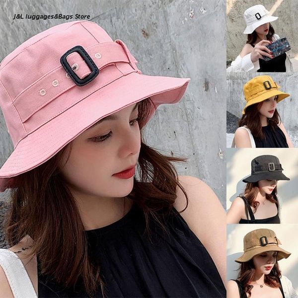 wide brim hats m68c korean style women summer solid color bucket hat elegant buckle belt front outdoor sun protection beach travel, Blue;gray
wide brim hats m68c korean style women summer solid color bucket hat elegant buckle belt front outdoor sun protection beach travel, Blue;gray