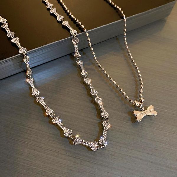 pendant necklaces origin summer korean fashion bone letter necklace for women temperament bling rhinestone chain jewelry, Silver
pendant necklaces origin summer korean fashion bone letter necklace for women temperament bling rhinestone chain jewelry, Silver
