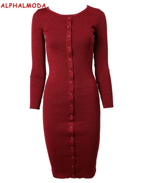 casual dresses alphalmoda long-sleeved single breasted gold threads knitting sparkling tunic dress women slim bodycon sweater bottom vestido, Black;gray
casual dresses alphalmoda long-sleeved single breasted gold threads knitting sparkling tunic dress women slim bodycon sweater bottom vestido, Black;gray