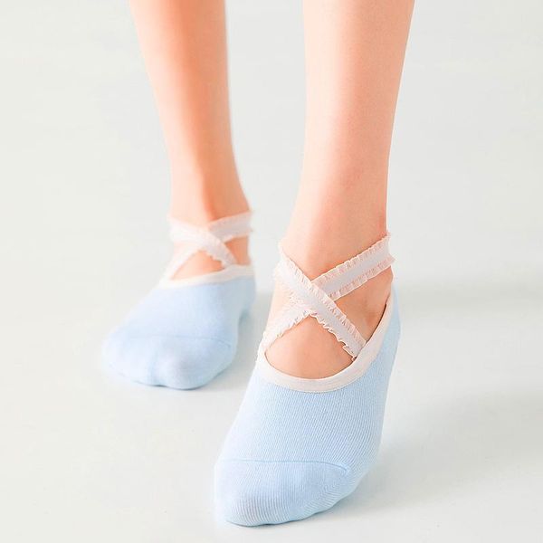 women anti-slip yoga socks breathable cross backless ankle ladies ballet dance sports for fitness gym sport, Black
women anti-slip yoga socks breathable cross backless ankle ladies ballet dance sports for fitness gym sport, Black