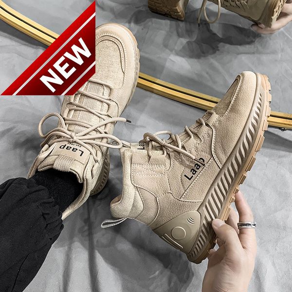 manshoes2021 martin men's autumn winter desert trend high helper work boots fashion trendy shoes men, Black
manshoes2021 martin men's autumn winter desert trend high helper work boots fashion trendy shoes men, Black