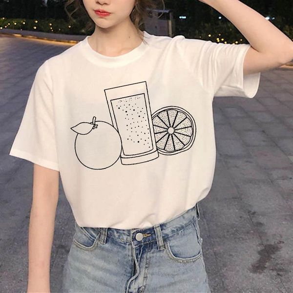 women casual graphic tees polyester summer & harajuku milk with banana peel off funny kawaii tee shirts 2021 women's t-shirt, White
women casual graphic tees polyester summer & harajuku milk with banana peel off funny kawaii tee shirts 2021 women's t-shirt, White