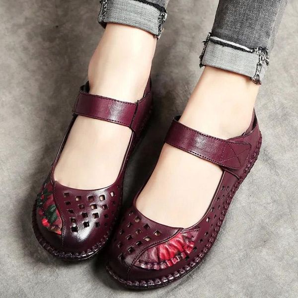 summer leather sandals women's flat-bottomed round head hollowed-out elderly mother shoes soft-soled comfortable women, Black
summer leather sandals women's flat-bottomed round head hollowed-out elderly mother shoes soft-soled comfortable women, Black