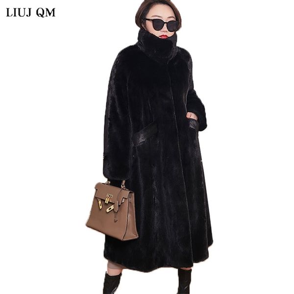 oversize jacket parka winter clothing women faux fur jacket hairy long fur coat lapel overcoat thick warm female plush coats 5xl 211124, Black
oversize jacket parka winter clothing women faux fur jacket hairy long fur coat lapel overcoat thick warm female plush coats 5xl 211124, Black