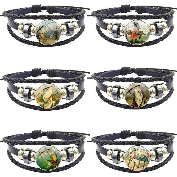 charm bracelets frog chorus design jewelry crystal black leather bracelet bangles cabochon glass dome handmade for women girls, Golden;silver
charm bracelets frog chorus design jewelry crystal black leather bracelet bangles cabochon glass dome handmade for women girls, Golden;silver