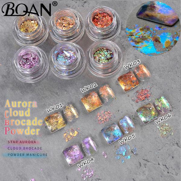 nail glitter bqan 1 bottle crystal aurora cloud brocade flakes chrome powder for spring nails face eyeshadow manicure paillettes diy craft, Silver;gold
nail glitter bqan 1 bottle crystal aurora cloud brocade flakes chrome powder for spring nails face eyeshadow manicure paillettes diy craft, Silver;gold