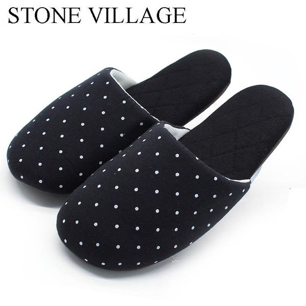 slippers stone village spring autumn black polka dot mute home soft cloth bottom silent women slipper shoes
slippers stone village spring autumn black polka dot mute home soft cloth bottom silent women slipper shoes