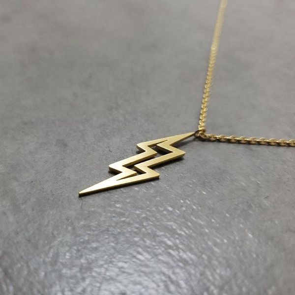 pendant necklaces minimalism lightening bolt necklace electricity electric jolt power luck flash weather accessories collares mujer, Silver
pendant necklaces minimalism lightening bolt necklace electricity electric jolt power luck flash weather accessories collares mujer, Silver