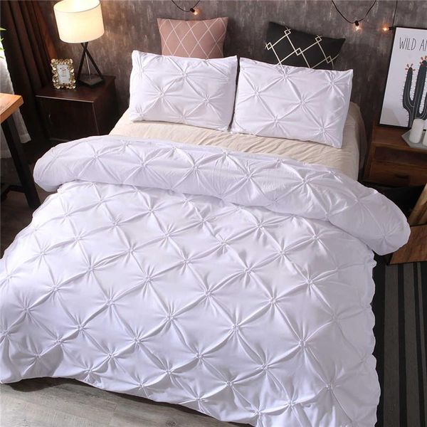 bedding sets luxury set single double bed solid color pinch pleat duvet cover pillowcase family full size european style for home
bedding sets luxury set single double bed solid color pinch pleat duvet cover pillowcase family full size european style for home