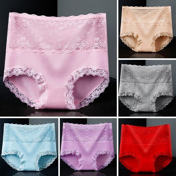 women's panties female high waist lace solid color summer breathable soft cotton crotch plus size lingerie underpants, Black;pink
women's panties female high waist lace solid color summer breathable soft cotton crotch plus size lingerie underpants, Black;pink