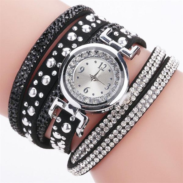 wristwatches women crystal bracelet watches leather band analog quartz wrist drop clock, Slivery;brown
wristwatches women crystal bracelet watches leather band analog quartz wrist drop clock, Slivery;brown