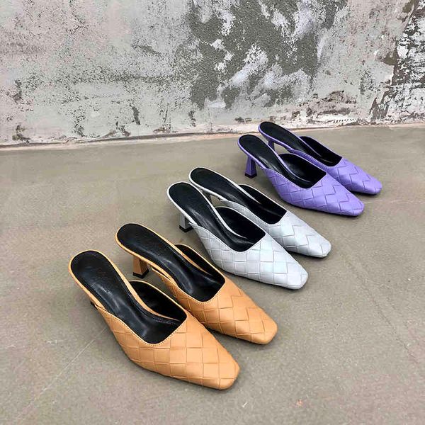 slippers women weave square toe thin high heels slides mules shoes woman slip on summer flip flops pumps 35-39 7lzd, Black
slippers women weave square toe thin high heels slides mules shoes woman slip on summer flip flops pumps 35-39 7lzd, Black