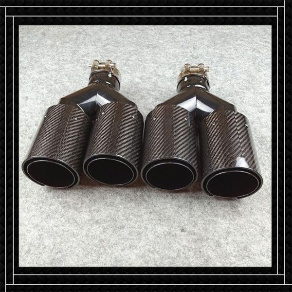 motorcycle exhaust system 1 pair y model glossy grilled black pipe m performance car accessories carbon fiber + stainless steel muffler tips
motorcycle exhaust system 1 pair y model glossy grilled black pipe m performance car accessories carbon fiber + stainless steel muffler tips
