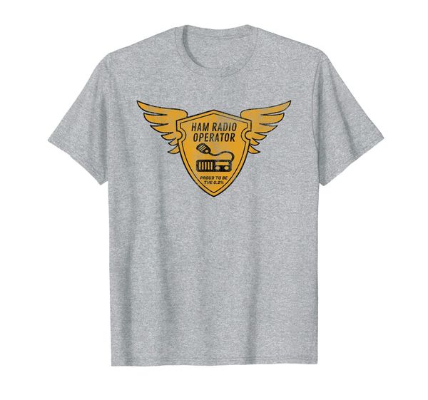 ham radio operator - for signalers and technicians t-shirt, White;black