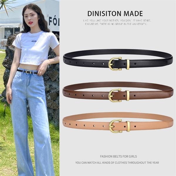 dinisiton womens belt genuine leather ladies thin belts for women luxury brand female jeans strap fashion 220315, Black;brown
dinisiton womens belt genuine leather ladies thin belts for women luxury brand female jeans strap fashion 220315, Black;brown