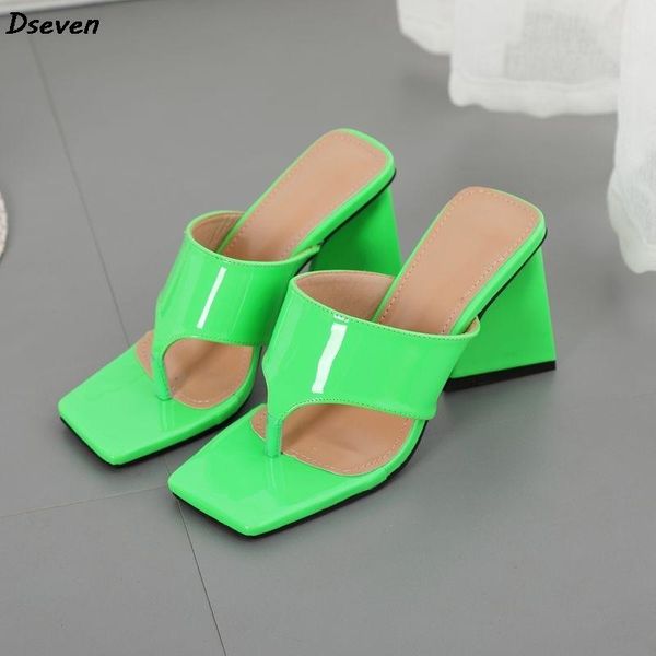 slippers spring summer square toe triangle thick high-heeled women european american style flip flops white size 42, Black
slippers spring summer square toe triangle thick high-heeled women european american style flip flops white size 42, Black