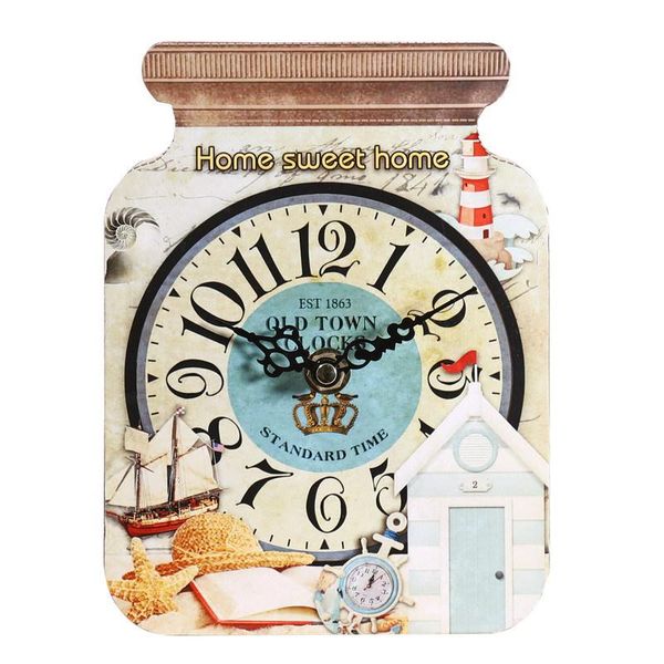 desk & table clocks 7 style cute bottle-shaped drifting bottle gift clock