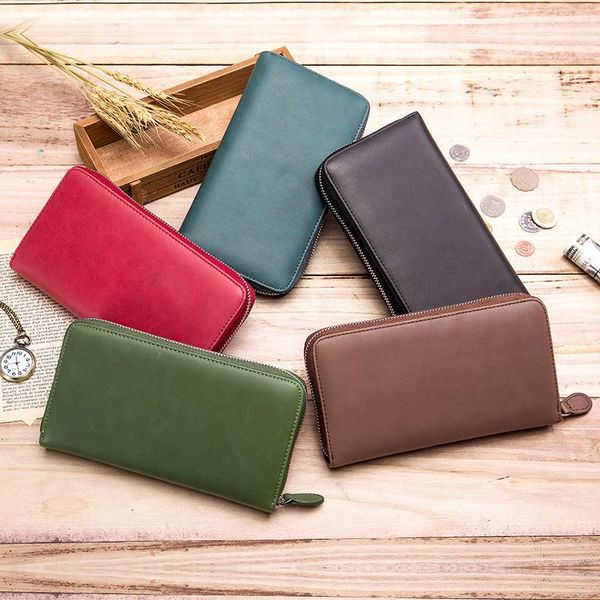 card holders genuine leather holder women clutch cowhide purses long phone bag wallet with zipper coin pocket 36 slots, Brown;gray
card holders genuine leather holder women clutch cowhide purses long phone bag wallet with zipper coin pocket 36 slots, Brown;gray