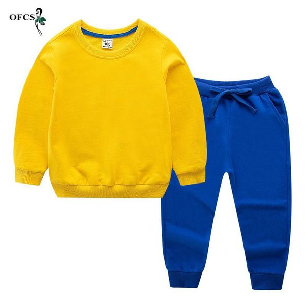 fashion trend children's suit clothes spring wear 2-12y boys girls long sleeved + trousers sports pants kids 2pcs suits clothing sets, White
fashion trend children's suit clothes spring wear 2-12y boys girls long sleeved + trousers sports pants kids 2pcs suits clothing sets, White