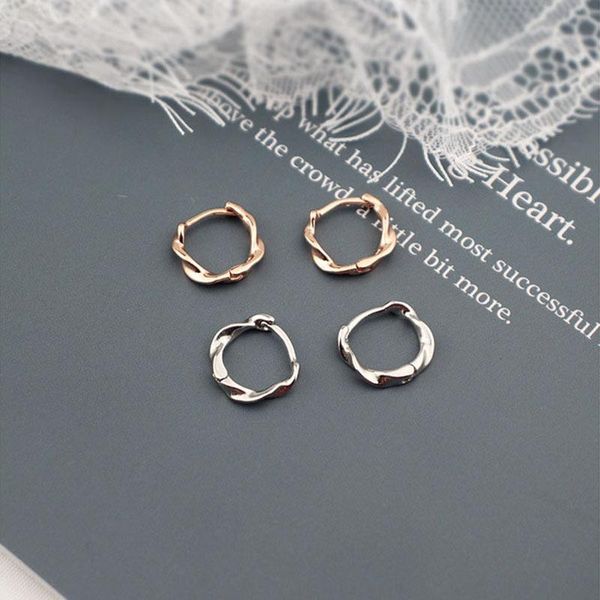 hoop & huggie 925 sterling silver korean twisted earrings simple temperament exquisite semale jewelry gift, Golden;silver
hoop & huggie 925 sterling silver korean twisted earrings simple temperament exquisite semale jewelry gift, Golden;silver