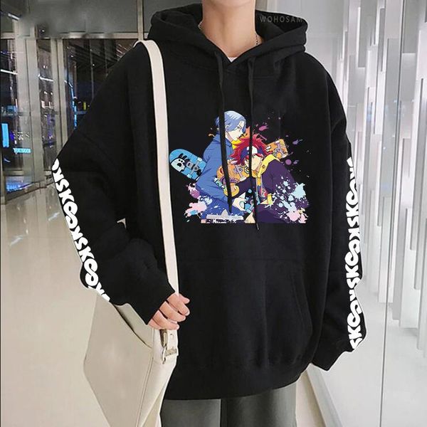 men's hoodies & sweatshirts latest cartoon sk8 the infinity reki/langa manga hoodie men harajuku japan anime cool graphic streetwear fa, Black
men's hoodies & sweatshirts latest cartoon sk8 the infinity reki/langa manga hoodie men harajuku japan anime cool graphic streetwear fa, Black