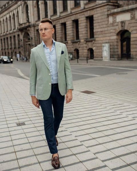 light green men jacket with two buttons notch lapel groom tuxedos wedding prom party masculino slim fit coat only (1 piece) men's suits, White;black
light green men jacket with two buttons notch lapel groom tuxedos wedding prom party masculino slim fit coat only (1 piece) men's suits, White;black