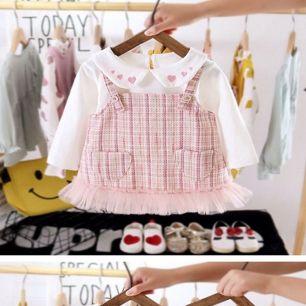 clothing sets spring girls 2-pcs love heart peter pan collar lady style plaid fashion clothes outfits e9001 dazz, White
clothing sets spring girls 2-pcs love heart peter pan collar lady style plaid fashion clothes outfits e9001 dazz, White