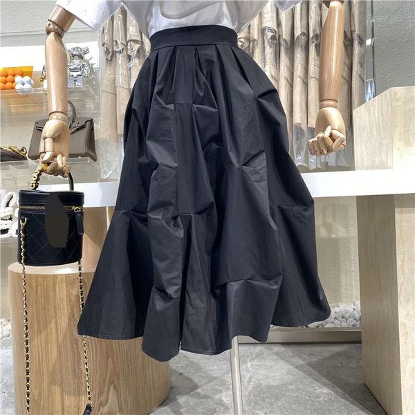 skirts irregular pleated half-length skirt women 2021 high-waist mid-length western-style puff trend solid cotton empire, Black
skirts irregular pleated half-length skirt women 2021 high-waist mid-length western-style puff trend solid cotton empire, Black
