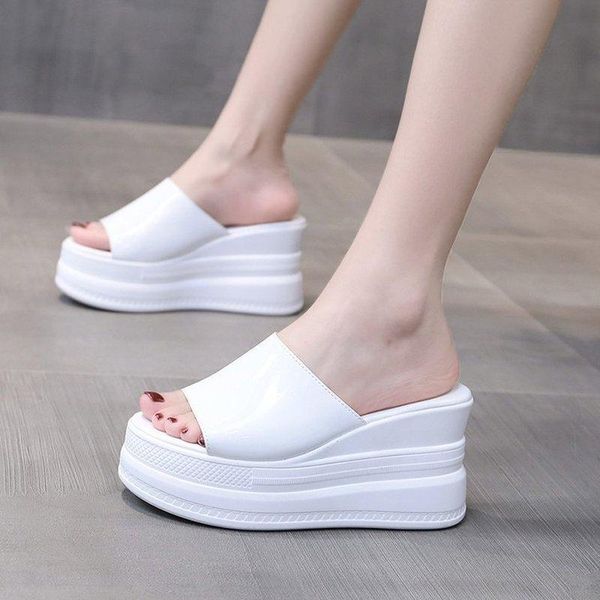 slippers summer shoes women 2021 slope heel simple stylish solid color women's casual sandals open toe zapatillas mujer, Black
slippers summer shoes women 2021 slope heel simple stylish solid color women's casual sandals open toe zapatillas mujer, Black