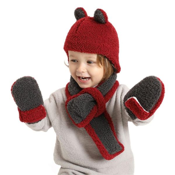 caps & hats 3pcs/set baby hat scarf set with gloves cute bear ear autumn winter for boy girls beanie cap infant toddler kids bonnet, Yellow
caps & hats 3pcs/set baby hat scarf set with gloves cute bear ear autumn winter for boy girls beanie cap infant toddler kids bonnet, Yellow