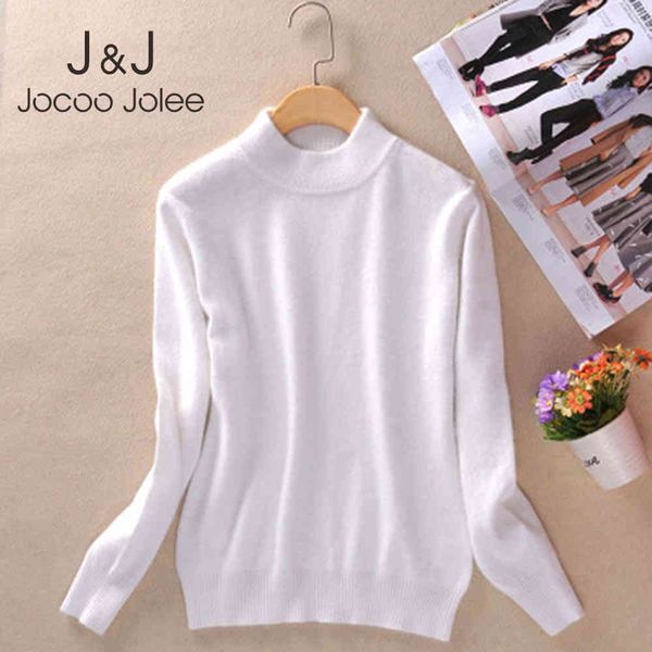 jocoo jolee women korean solid knitting long sleeve o neck white cashmere sweater warm thick slim pullover casual jumper 210518, White;black
jocoo jolee women korean solid knitting long sleeve o neck white cashmere sweater warm thick slim pullover casual jumper 210518, White;black