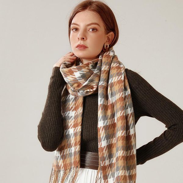 scarves 2021 british college street style long plaid scarf women warm autumn winter shawls and wraps pashmina cashmere shawl scarfs, Blue;gray
scarves 2021 british college street style long plaid scarf women warm autumn winter shawls and wraps pashmina cashmere shawl scarfs, Blue;gray