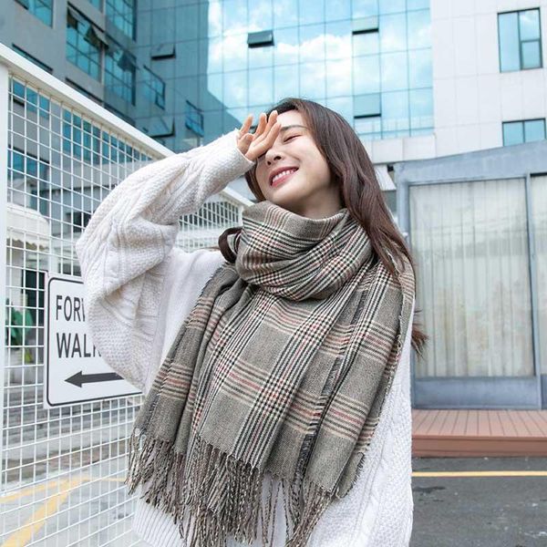 scarves 70*200cm women winter shawl plaid fashion female long pashmina cashmere scarf ponchos and capes, Blue;gray
scarves 70*200cm women winter shawl plaid fashion female long pashmina cashmere scarf ponchos and capes, Blue;gray
