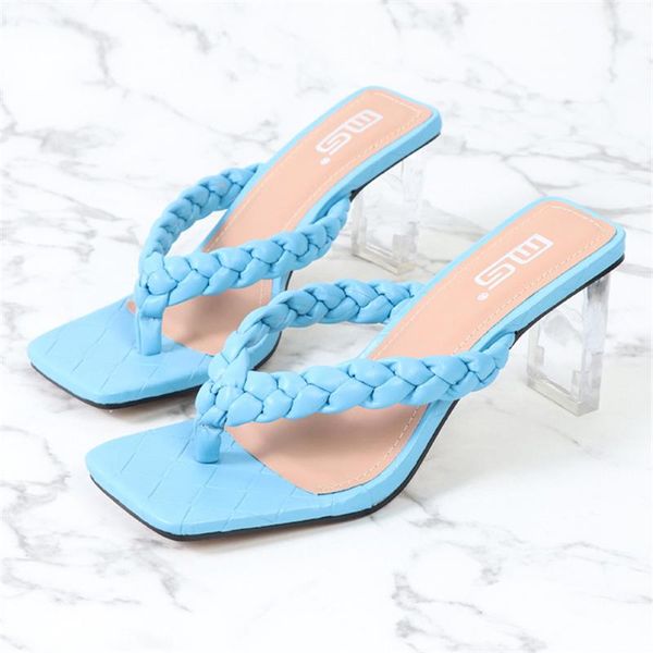 women shoes slippers high heels summer 2021 women's sandals weave pu leather slipper clear crystal slides female casual, Black
women shoes slippers high heels summer 2021 women's sandals weave pu leather slipper clear crystal slides female casual, Black