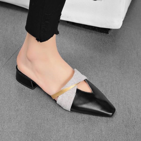 slippers mljuese 2021 women soft cow leather slip on summer rome style black color beaches sandals party dress wedding
slippers mljuese 2021 women soft cow leather slip on summer rome style black color beaches sandals party dress wedding