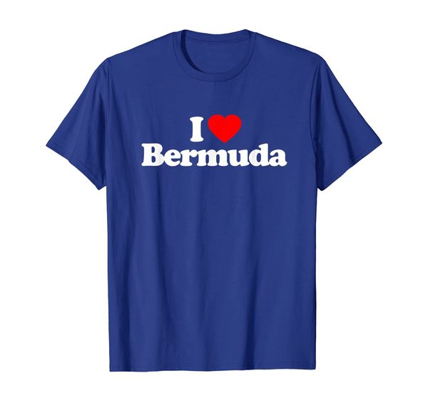 I Love Bermuda Heart Souvenir Funny T-Shirt, Mainly pictures
