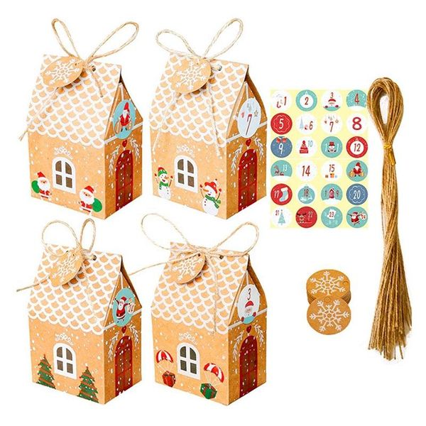 gift wrap 24 sets christmas house box kraft paper cookies candy bag snowflake tags 1-24 advent calendar stickers rope
gift wrap 24 sets christmas house box kraft paper cookies candy bag snowflake tags 1-24 advent calendar stickers rope