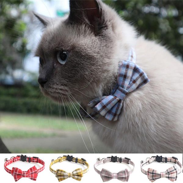 cat collars safety breakaway collar with cute detachable bowktie charm pet adjustable classic plaid for puppy kitten & leads
cat collars safety breakaway collar with cute detachable bowktie charm pet adjustable classic plaid for puppy kitten & leads