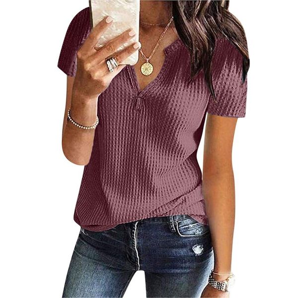 women's t-shirt knit t shirt office tee summer harajuku casual fashion short sleeve tunic v-neck loose plus size #gm, White
women's t-shirt knit t shirt office tee summer harajuku casual fashion short sleeve tunic v-neck loose plus size #gm, White